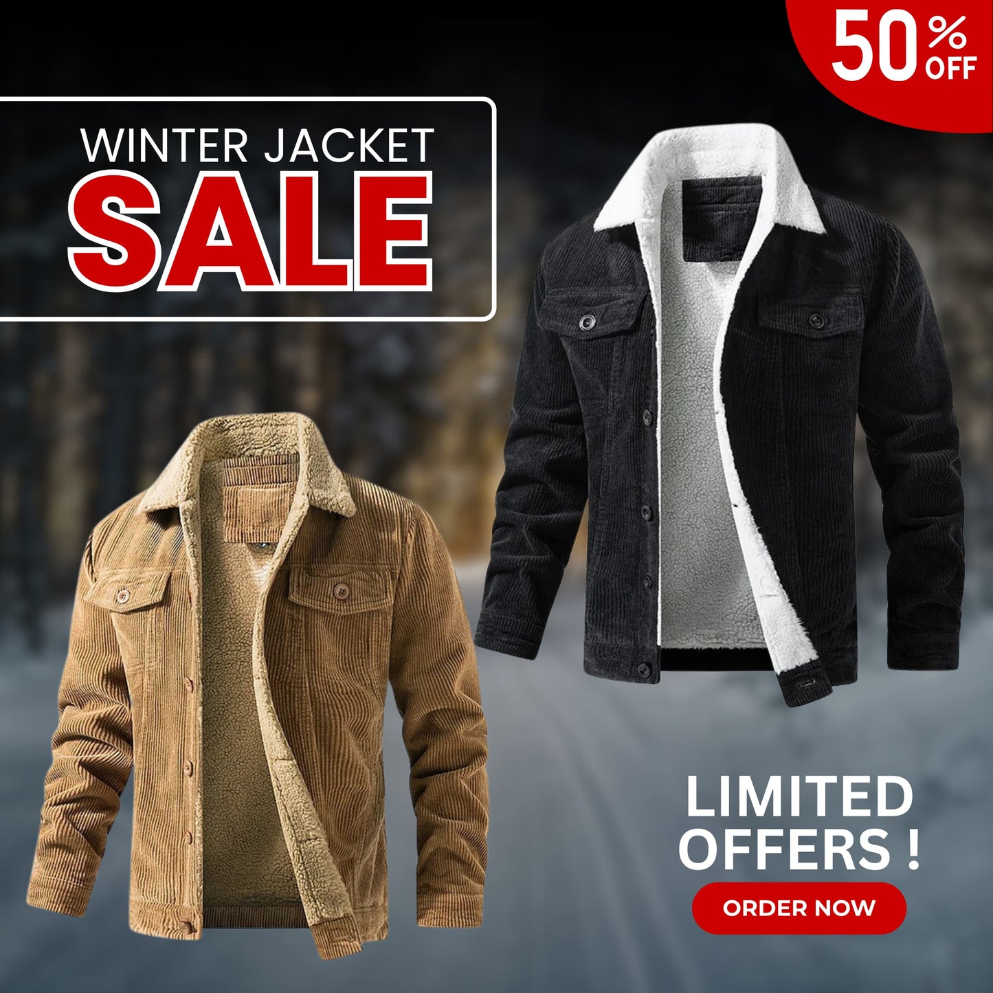 Fleece-Lined Bomber Jackets