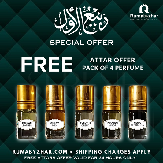 12 Rabi Ul Awal Special Offer 4 Free Attars